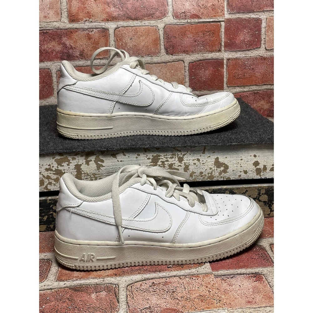 Nike Air Force 1 Low Triple White Leather Sneakers DH2920-111 Mens 7 Womens 8.5